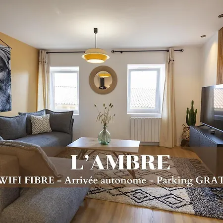 L'Ambre - 1 A 4P - Wifi Fibre - Parking Gratuit Apartment Pont-d'Ain Exterior photo