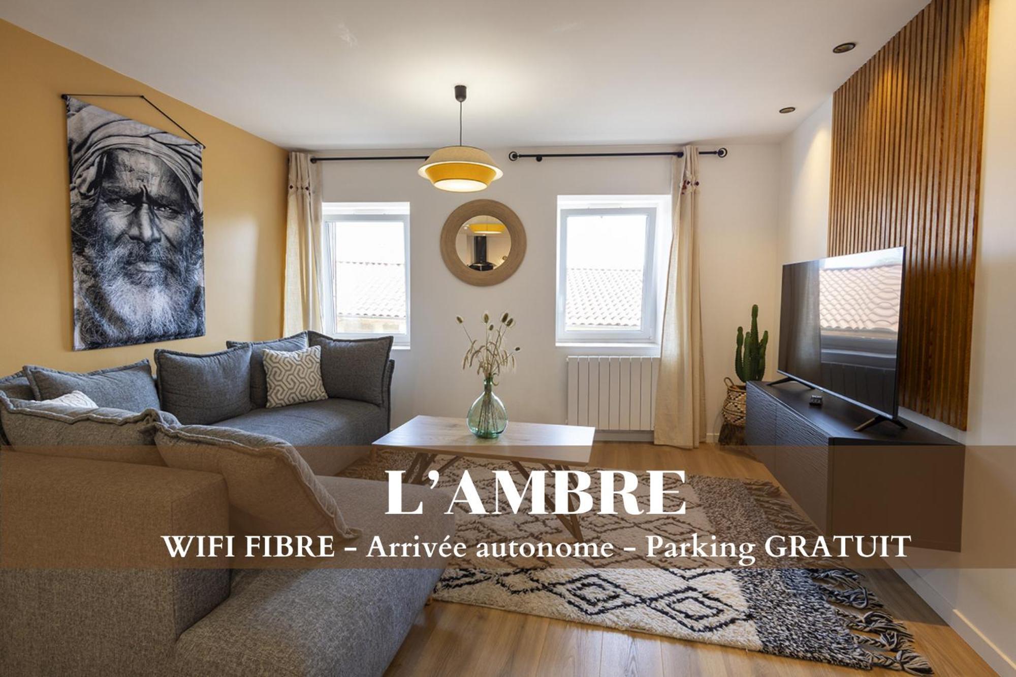 L'ambre - 1 A 4p - Wifi Fibre - Parking Gratuit Apartment