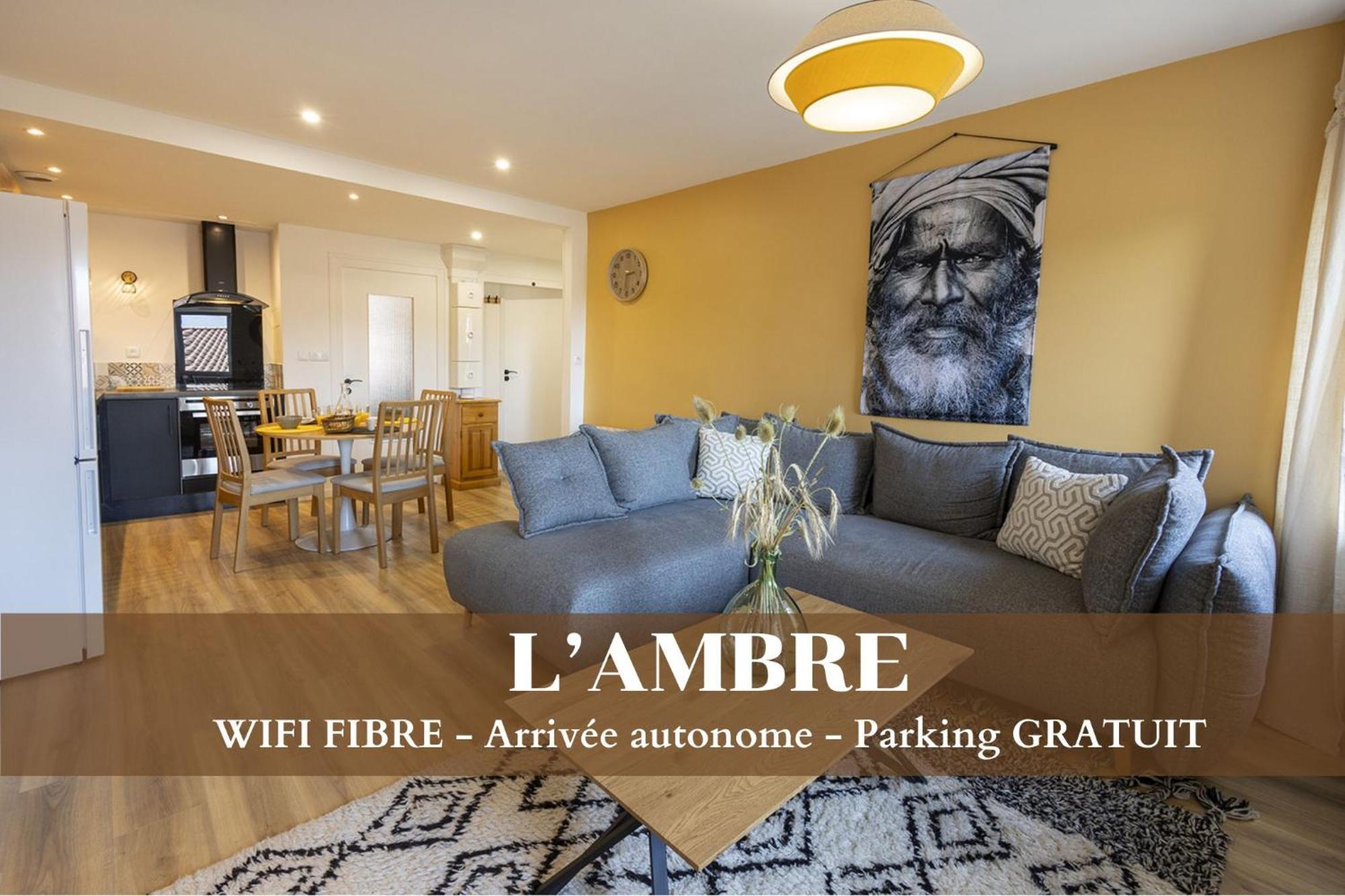Apartment L'ambre - 1 A 4p - Wifi Fibre - Parking Gratuit *